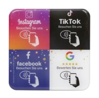 Google + Instagram + Tiktok + Facebook Sticker